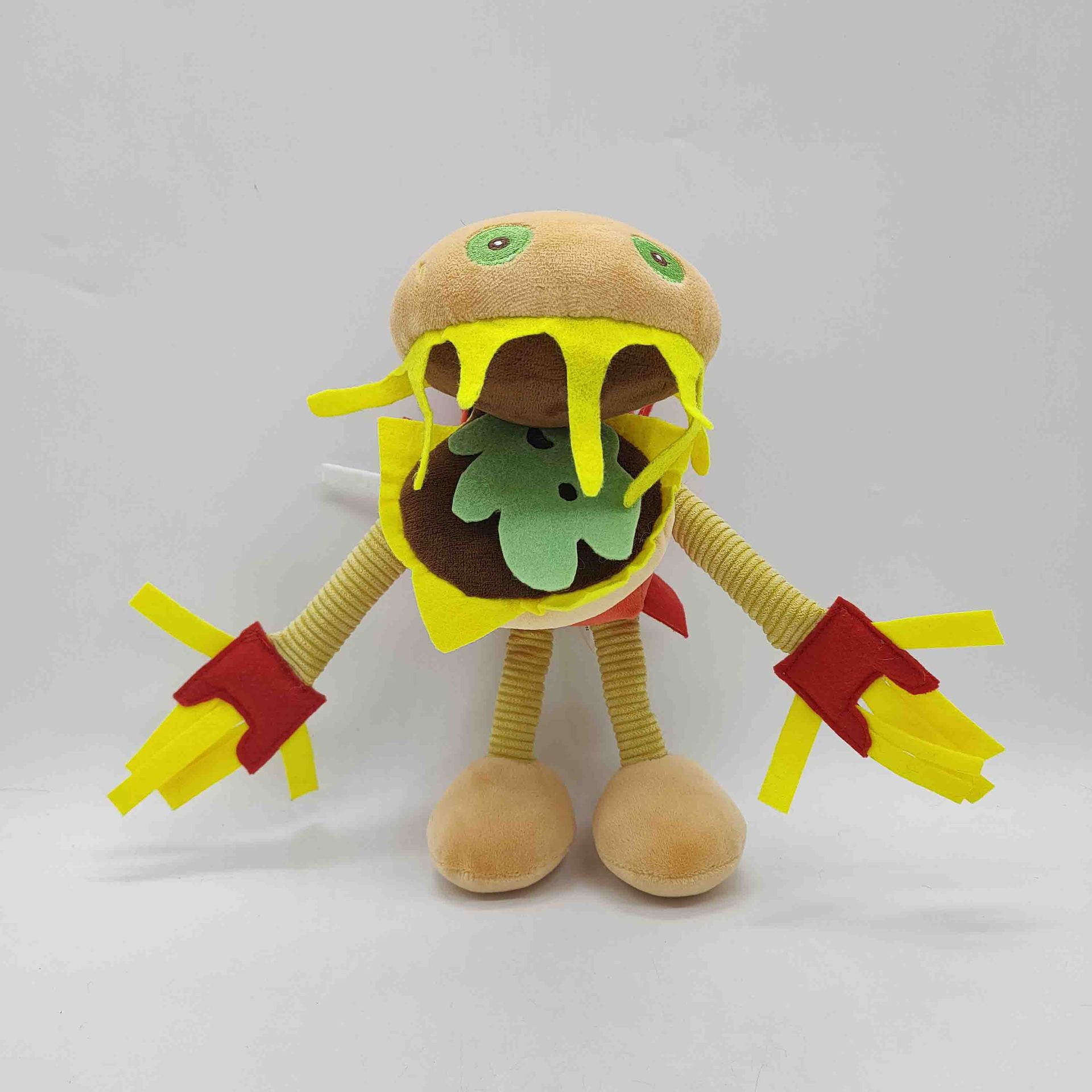 Boxy Boo Toy Hamburger Cartoon Game Peripheral Dolls Red Robot Filled Plush Dolls Holiday Gift Collection 1 - Boxy Boo Plush