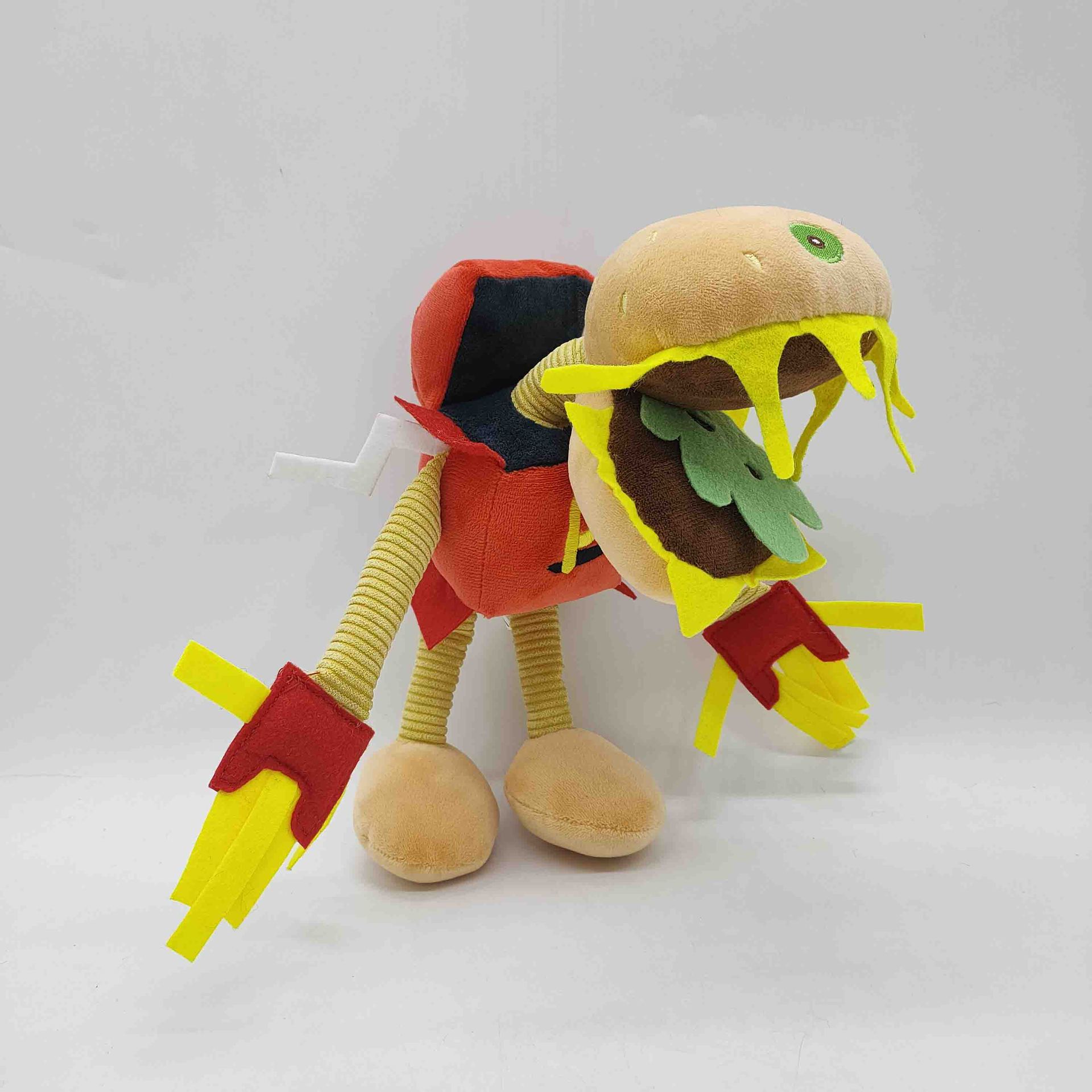 Boxy Boo Toy Hamburger Cartoon Game Peripheral Dolls Red Robot Filled Plush Dolls Holiday Gift Collection 2 - Boxy Boo Plush